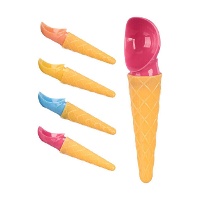 Lepel in de vorm van een assorti ijsje - 1 stuk