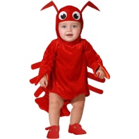 Baby rood krabkostuum