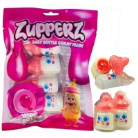 Zuigfles gevuld met 18 gr vloeibare gel - 4 stuks