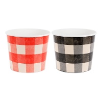 BBQ-popcornbakjes 14 cm - set van 2