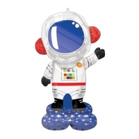 Grote astronaut ballon met standaard van 81 x 144 cm - Anagram