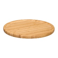 Rond bamboe serveerplateau Ø 26 cm voor hapjes