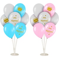 Feestelijke tafeldecoratie met verjaardagsballonnen - 30 stuks