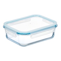Rechthoekige bewaardoos van borosilicaat - 1,5 L
