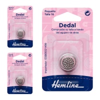 Metalen vingerhoed met verschillende diktes - Hemline - 1 stuk
