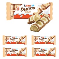 Kinder bueno van witte chocolade - 5 stuks