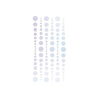 Holografische cirkelvormige stickers - 4 vellen
