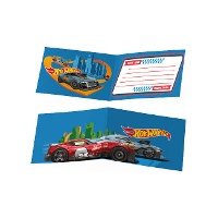 Hot Wheels Uitnodigingen - 6 stuks