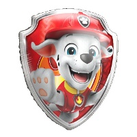 Paw Patrol Ballon Marshall schild 60 x 52 cm