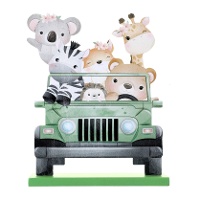 Safari dierencentrumstuk van 15 x 4 x 18,5 cm