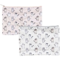Toilettas met Katten 28 x 21 cm - 1 stuk