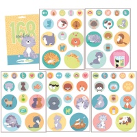 Kattenstickers Boek - 168 stuks