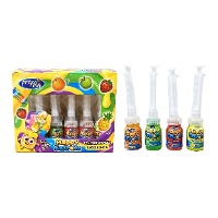 Vloeibare snoep in pot met spuit, 18 g - 30 stuks