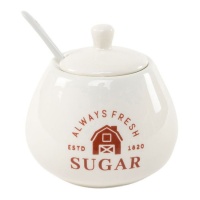 Suikerpot Farm House met ronde lepel