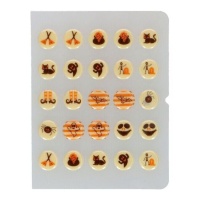 Mini witte chocolade Halloween-figuurtjes - 25 stuks