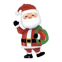 Kerstmanballon die cadeaus levert van 1,50 x 0,84 m - Grabo