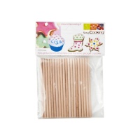 Houten stokjes van 8,9 cm - Scrapcooking - 20 stuks