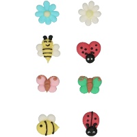 Suikerfiguurtjes Spring Garden - FunCakes - 8 stuks