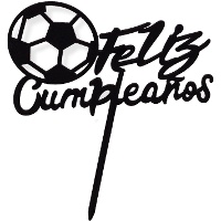 Taarttopper voor verjaardag met voetbalthema