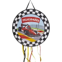 Verjaardags-piñata in autovorm - 49 x 40 cm