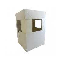 Doos van 20 x 20 x 15 cm voor taart met een verlenger van 30 cm