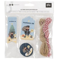 Cadeaulabels van Olentzero - 25 stuks