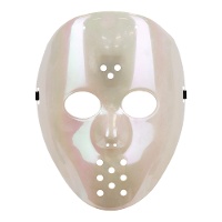 Parelmoer hockeymasker