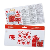 Sjabloon voor Afstuderen 10 x 25 cm - Decora