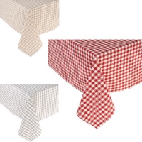 Tafelkleed van 2,00 x 1,45 m van geruite stof
