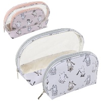 Toilettas met Katten van 27 x 7 x 16 cm - 2 stuks