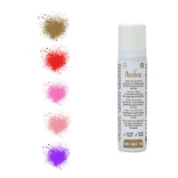 Eetbare Kleurrijke Metallic Spray 75 ml - Decora