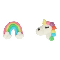 Eenhoorn suikerfiguurtjes - FunCakes - 288 stuks