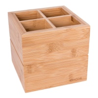 Bamboe keukenhulporganisator 15 x 16 x 16 cm - Arcos