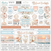 Stickers met berichten Sunset Beach - Mintay Papers - 1 vel