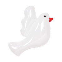 Witte duivenballon van 75 cm