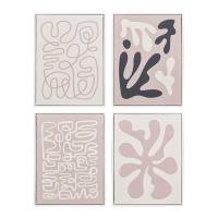 Abstracte afbeelding van 30 x 40 cm - 4 stuks