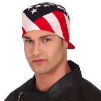 Hoofddoek met Amerikaanse vlag