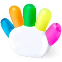Handmarkeerder met 5 kleuren