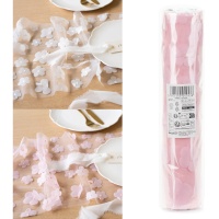 Tafelloper van 26 cm met bloemen - 5 m