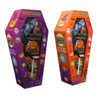 Doodskist met Halloween-snoepjes van 82 gr - 1 stuk