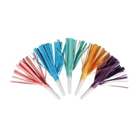 Regenboogwolk Feesttoeters - 8 stuks
