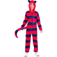 Kinderkostuum van de Kolderkat uit Alice