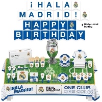 Feestpakket Real Madrid - 6 personen - 75 stuks