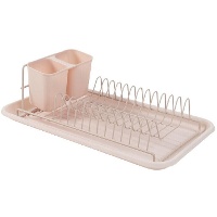 Afdruiprek 44 x 24 x12 cm roze