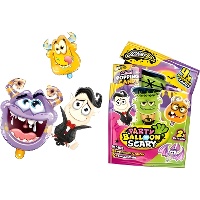 Zakjes met bruisend snoep + 2 Halloweenballonnen
