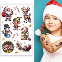 Kerst tijdelijke tatoeages