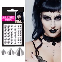 Gezichtssieraden met spike piercings - 30 stuks