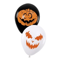 Halloween Pompoen Latex Ballonnen 30 cm - 6 stuks