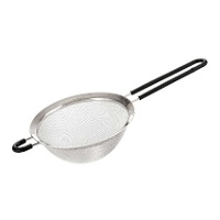 Roestvrijstalen zeef 16 cm met siliconen