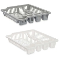 Afdruiprek 46 x 37,5 x 8 cm wit of grijs - 1 stuk